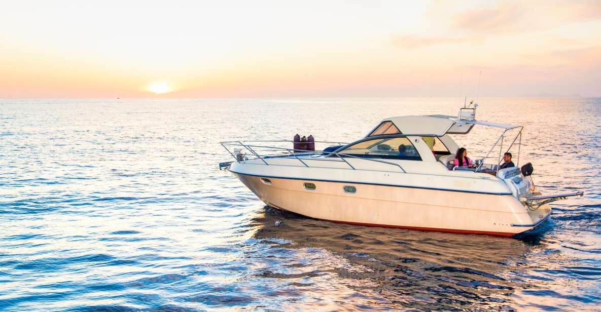 Santorini: Private Sunset Cruise with Barbecue and Drinks - Tailor the route: Thirasia, Red Beach, White Beach, and possible hot-spring time