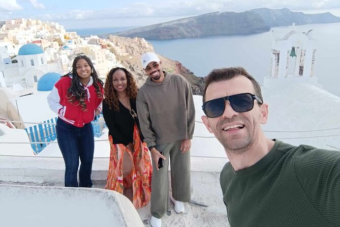 Santorini Private Tour Blue Domes - Oia: Blue-Domed Streets, Shops, and Sunset Energy