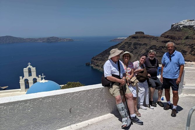 Santorini Private Tour With Food Experience - Firostefani at Mama Thira Tavern: the Blue Domed Church vibe