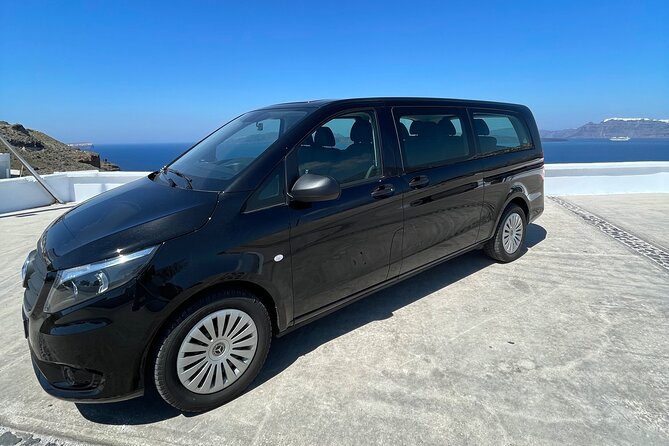 Santorini Private Transfers : From-to Airport/Port or Hotel - Hotel pickup in Santorini: helpful when the roads don’t cooperate
