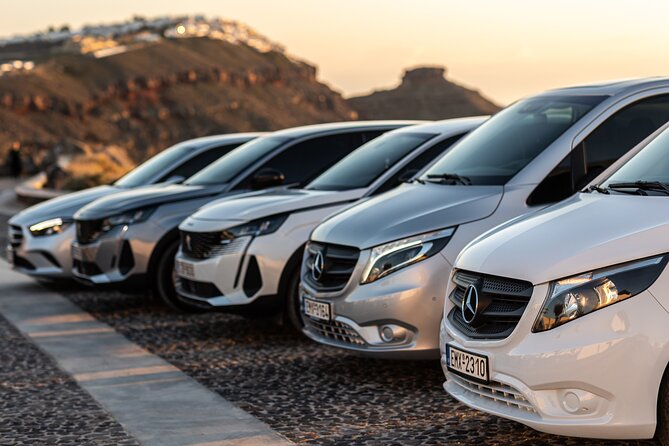 Santorini: Private Transfers To / From the Airport (JTR) - Getting dropped off smoothly: how the end of the ride stays easy
