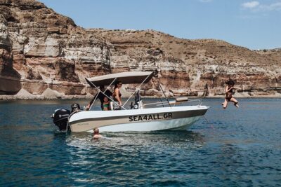 Santorini Rent a Boat Without License - Choosing Between the Karel Paxos and Karel Ithaca Boats