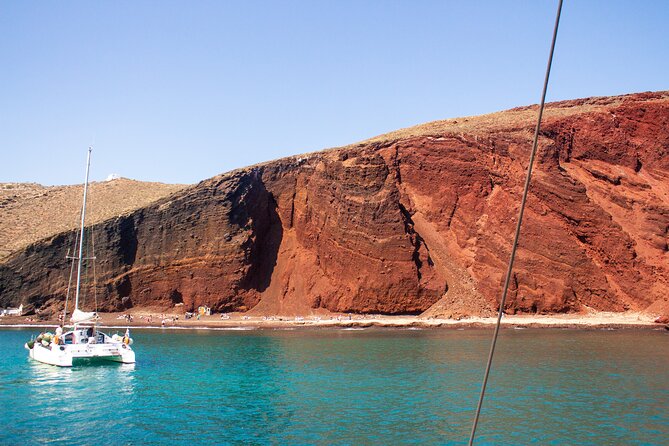 Santorini Sailing Catamaran Daily Cruises w/ Greek BBQ @Thirasia - What to bring (and how to avoid a sore-sun day)