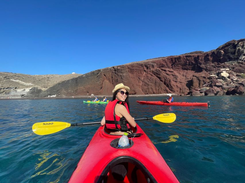 Santorini: South Sea Kayaking Tour with Sea Caves and Picnic - Sea caves: close-up views only a kayak can do
