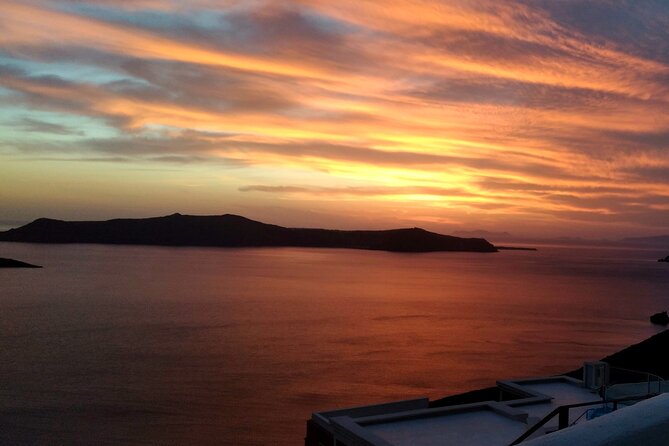 Santorini Summer Panorama - Megalochori: where the island slows down