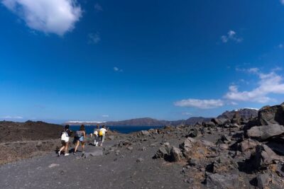 Santorini Sunset Cruise in Caldera - Palaia Kameni Hot Springs: 30 Minutes, Ladder Entry, and Mud-Bath Fun