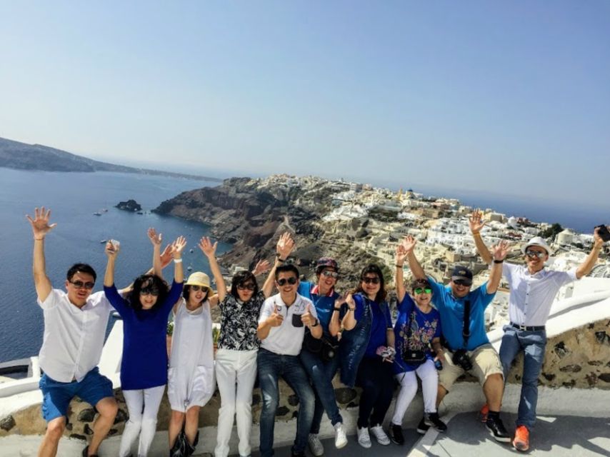 Santorini: Top Sights Small-Group Tour with Local Guide - Monolithos and the black-sand beach: lunch time plus swimming at the volcanic edge