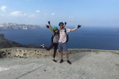 Santorini Tour on Electric Bikes & Scooters - The 3-hour loop: Perissa to Castelli, Megalochori, and back