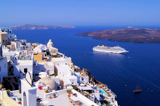 Santorini Unforgettable Experience Private Tour 6 - Hours - Firostefani Blue Domes and Prophet Elias Monastery Views