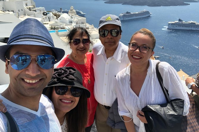 Santorini Unique Experience - Road Tour - Pyrgos Castelli of Pyrgos and the Prophet Elias climb