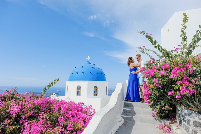 Santorini Vacation Photoshoot - Blue Domes access: faster results, better viewpoints, less waiting