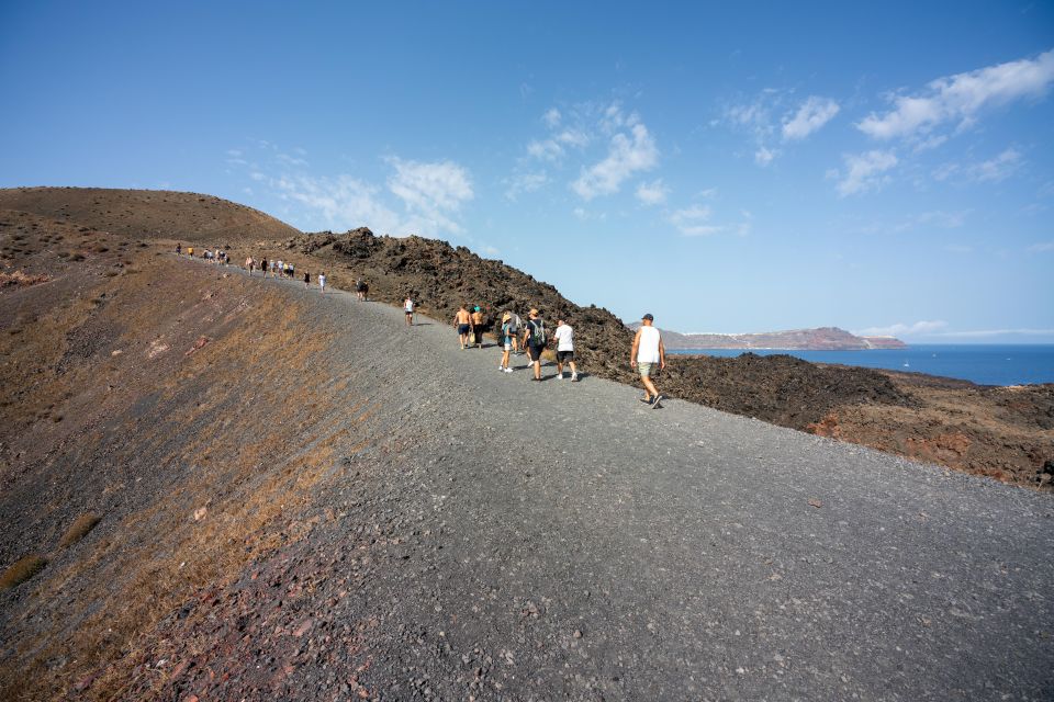 Santorini: Volcanic Islands Cruise with Hot Springs Visit - Palea Kameni Hot Springs: Sulfur Water, Timing Limits, and Staining