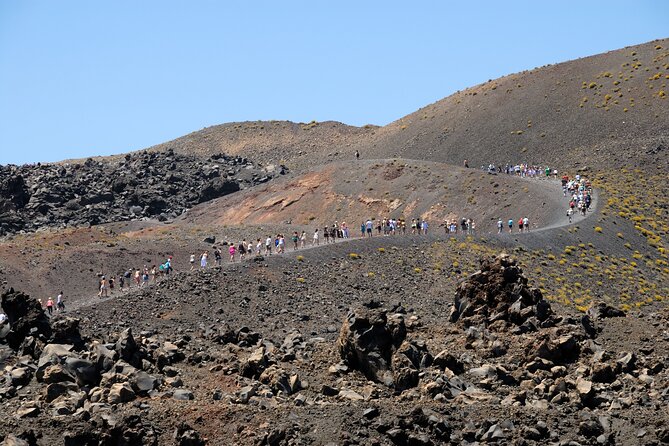 Santorini Volcano Cruise Including Hot Springs and Thirasia - Palea Kameni hot springs: swim, mud, and how to enjoy it