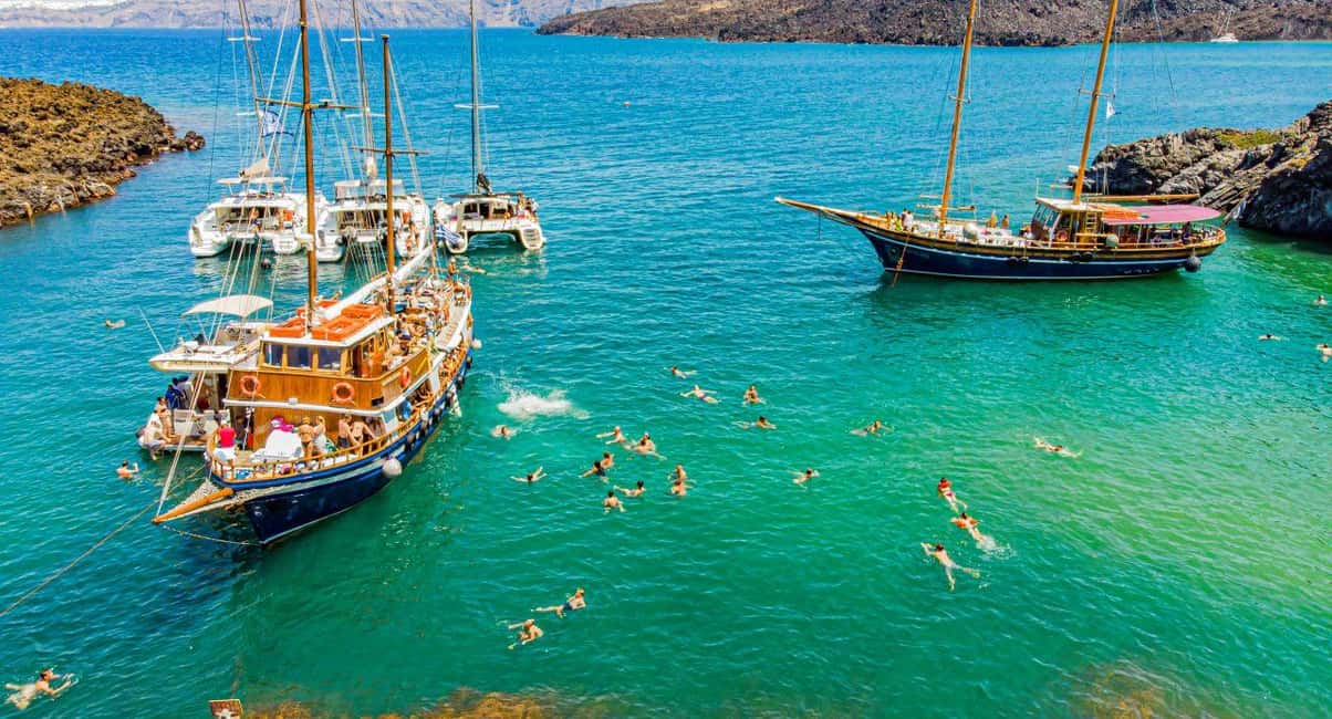 Santorini Volcano, Hot Springs Adventure - Volcano Hike, Hot Springs Swim, and Optional Oia: The Big Picture