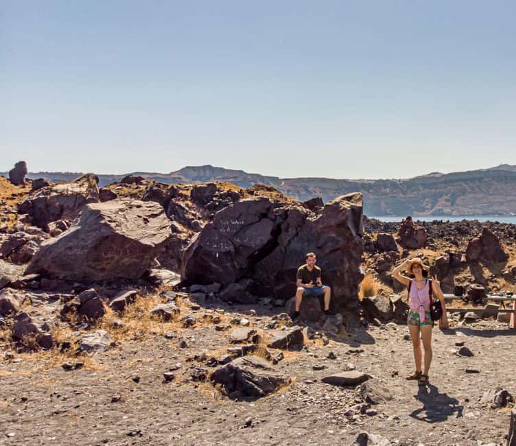 Santorini Volcano, Hot Springs Adventure - Thirassia Village Time: Donkeys, Steps, Lunch Break, and Local Quiet