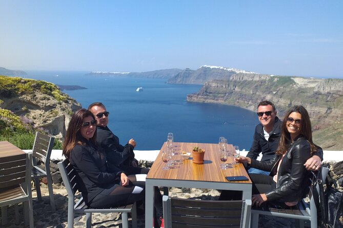 Santorini Wine Secrets - Stop 1 in Exo Gonia: Art Space carved into pumice rock