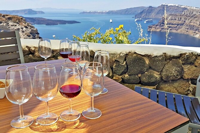 Santorini Wine Secrets - Venetsanos in Megalochori: views, sunset energy, and a big finish