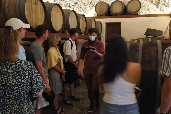 Santorini Wine Tasting: Day or Sunset Private Tour - Stop 1 at Gaia Winery: paired sips to set your palate