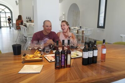 Santorini Wine Tasting & Food Pairing :Taste good life at Santorini - Estate Argyros: 7 Wines, Food Pairing Lessons, and a Polished Start