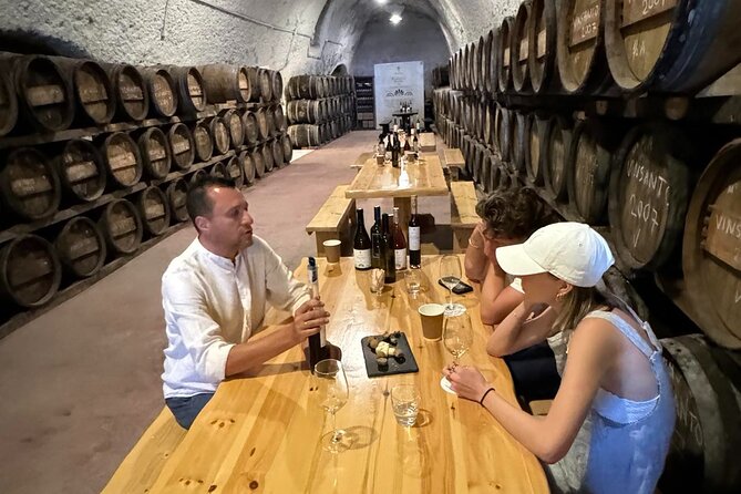 Santorini Wine Tour: 2 Wineries with Tastings & Local Snacks - Stop Two: Venetsanos Winery Near the Port for Caldera Views and Industrial Roots