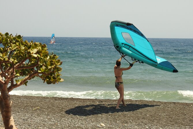 Santorini Wing Foil Surf Lesson for Beginners - Theory First: Learning How the Wing Works (Without Making It Complicated)