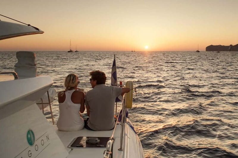 Santorini:All-inclusive Catamaran Cruise with Thirassia Stop - Thirassia: the swim that makes the half-day feel complete