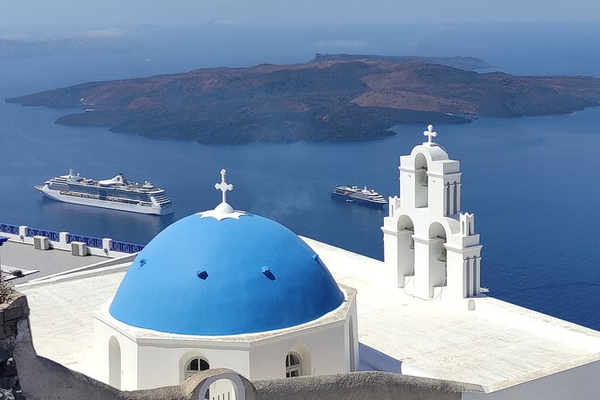 Santorini's Hidden Gems with Wine Tasting: 6-Hour Private Tour - Heart of Santorini and the Akrotiri Lighthouse: two different angles, one last push