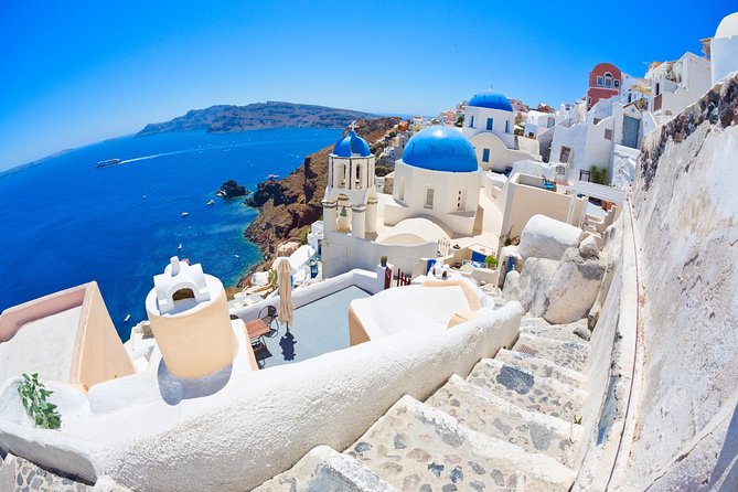 Santorini:The Famous Spots & Blue Domes -4 hours Private Tour - Imerovigli’s highest-point views and the stairs reality check
