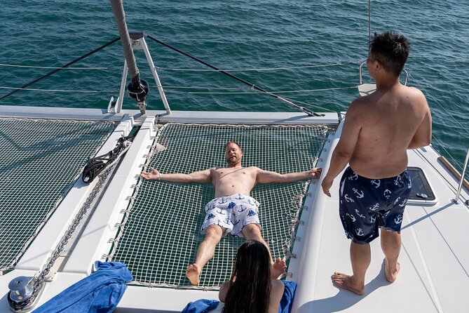Semi Private Santorini Catamaran Tour - Palea Kameni: BBQ lunch and a quick volcanic history lesson