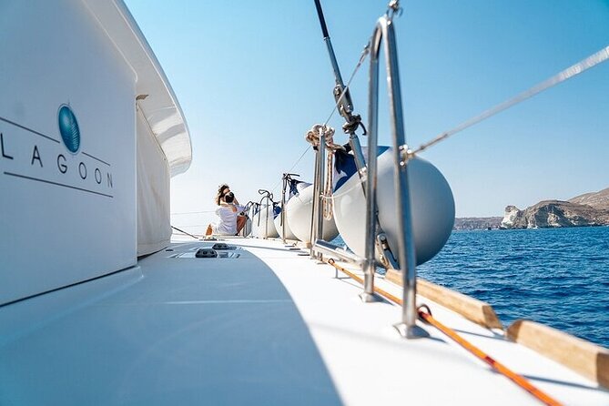 Semi Private Santorini Catamaran Tour - Lunch, drinks, and what is actually included in the ticket