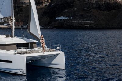 Shared Catamaran Half Day Cruise in Santorini - White Beach and Mesa Pigadia: Two Different Types of Quiet