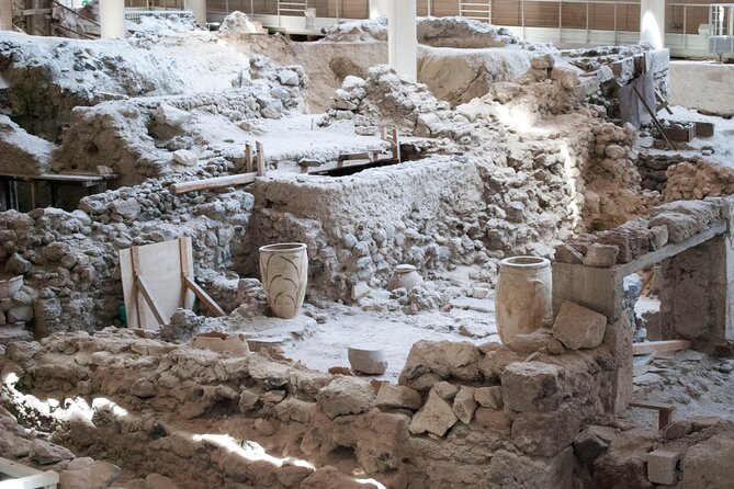 Small Group Santorini Discovery Tour with Lunch and Wine Tasting - Lost Atlantis Experience: eruption-era Akrotiri and the myth connection