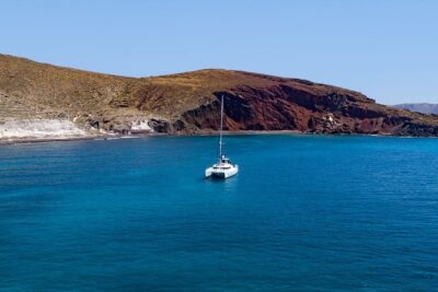 Sunset Cruise with BBQ and Drinks - Getting to the boat: pickup from your hotel in Fira area