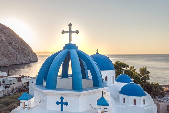 Top Sights of Santorini with Wine Tasting and Sunset in Oia - Profitis Ilias viewpoint: the quick ticket to big views