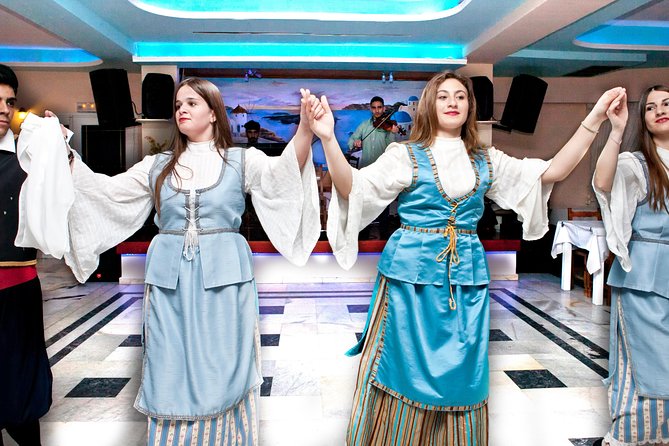 Traditional Greek Night live Music & Dinner Show in Santorini - Price and value: $73.46 for dinner, drinks, and the full show
